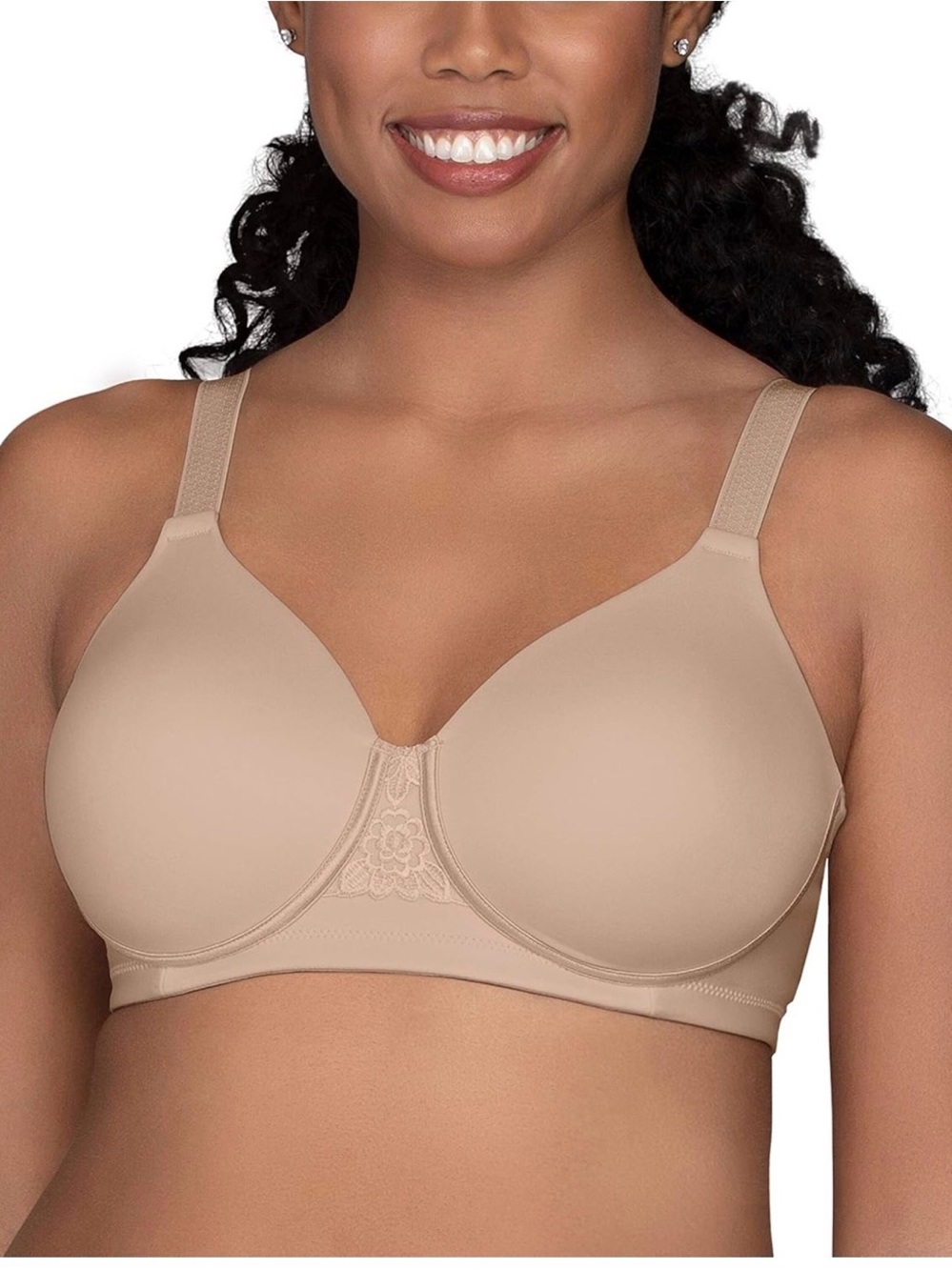 Two for the price of One! Vanity Fair Smooth Molded Bra Set in Black and Nude